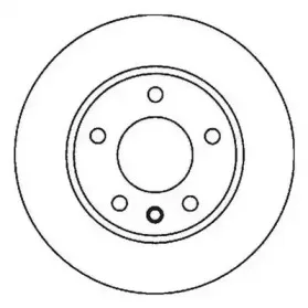 Гальмівний диск передній VW Polo / Bora / Golf / Audi / Seat / Skoda JURID купить