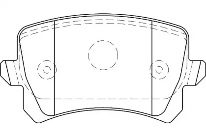 Гальмівні колодки задні Audi Q3 VW Passat /Tiguan JURID купить