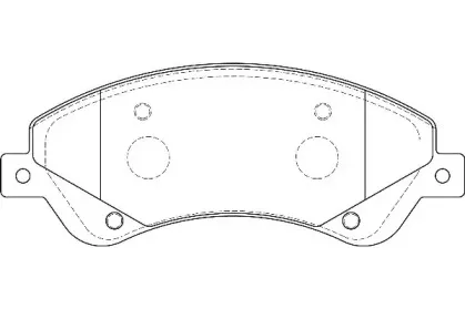 Комплект тормозных колодок, дисковый тормоз JURID купить