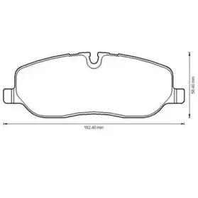 Комплект тормозных колодок, дисковый тормоз JURID купить