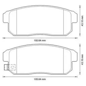 Комплект тормозных колодок, дисковый тормоз JURID купить