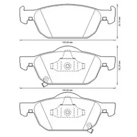 Комплект тормозных колодок, дисковый тормоз JURID купить