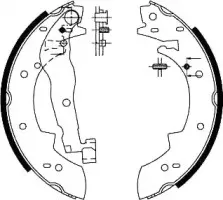 Комплект тормозных колодок JURID купить