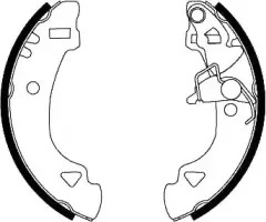 Комплект тормозных колодок JURID купить