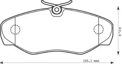 Колодки гальмівні JURID купить