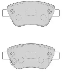 Комплект тормозных колодок, дисковый тормоз JURID купить