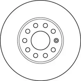 Гальмівний диск передній VW Caddy, Golf / Audi A3 / Seat Leon / Skoda Octavia JURID купить