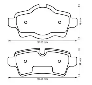 Комплект тормозных колодок, дисковый тормоз JURID купить