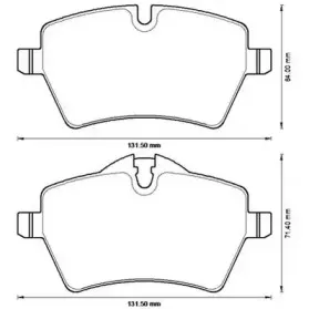Комплект тормозных колодок, дисковый тормоз JURID купить