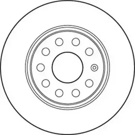Гальмівний диск передній Audi A3 / Seat / Skoda Octavia, Yeti / VW Caddy, Golf, Jetta JURID купить