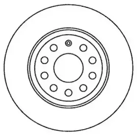 Диск тормозной SKODA SUPERB YETI VW GOLF V PASSAT задн. пр-во Jurid JURID купить
