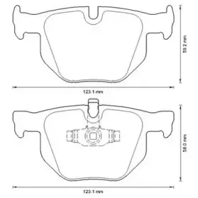 Комплект тормозных колодок, дисковый тормоз JURID купить