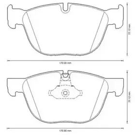 Комплект тормозных колодок, дисковый тормоз JURID купить