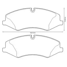 Комплект тормозных колодок, дисковый тормоз JURID купить