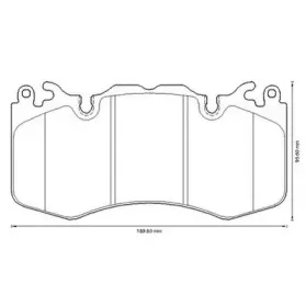 Комплект тормозных колодок, дисковый тормоз JURID купить
