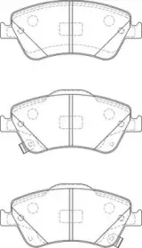Комплект тормозных колодок, дисковый тормоз JURID купить