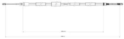 Трос, стояночная тормозная система JURID купить