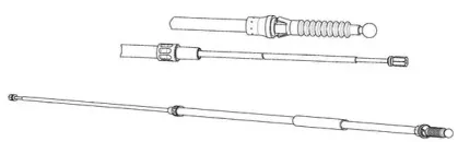 Трос, стояночная тормозная система JURID купить