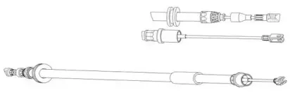 Трос, стояночная тормозная система JURID купить