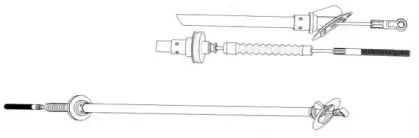 Трос, управление сцеплением JURID купить