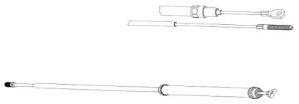 Трос, стояночная тормозная система JURID купить