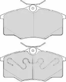 Комплект тормозных колодок, дисковый тормоз JURID купить