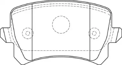 Комплект тормозных колодок, дисковый тормоз JURID купить