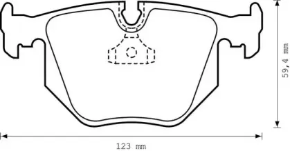 Комплект тормозных колодок, дисковый тормоз JURID купить