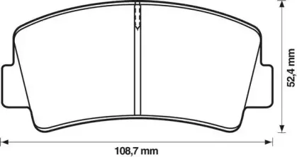 Комплект тормозных колодок, дисковый тормоз JURID купить
