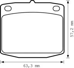 Комплект тормозных колодок, дисковый тормоз JURID купить