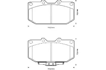 Комплект тормозных колодок, дисковый тормоз JURID купить