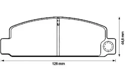 Комплект тормозных колодок, дисковый тормоз JURID купить