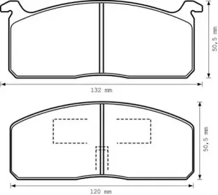 Комплект тормозных колодок, дисковый тормоз JURID купить