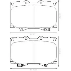 Комплект тормозных колодок, дисковый тормоз JURID купить