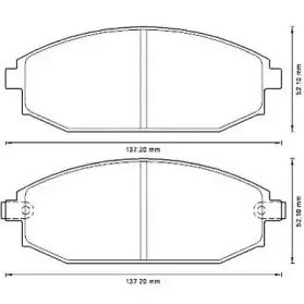 Комплект тормозных колодок, дисковый тормоз JURID купить