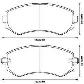 Комплект тормозных колодок, дисковый тормоз JURID купить