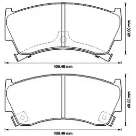 Комплект тормозных колодок, дисковый тормоз JURID купить