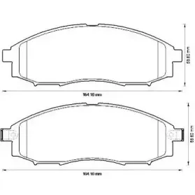 Комплект тормозных колодок, дисковый тормоз JURID купить