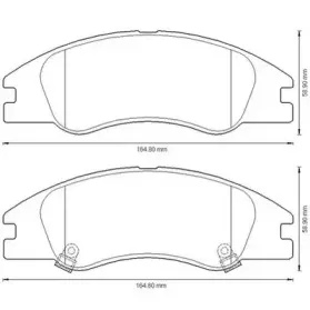 Комплект тормозных колодок, дисковый тормоз JURID купить