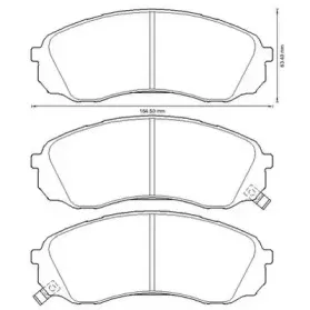 Комплект тормозных колодок, дисковый тормоз JURID купить