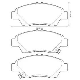 Комплект тормозных колодок, дисковый тормоз JURID купить