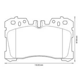 Комплект тормозных колодок, дисковый тормоз JURID купить