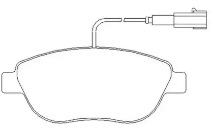 Комплект тормозных колодок, дисковый тормоз JURID купить