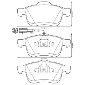 Комплект тормозных колодок, дисковый тормоз JURID купить
