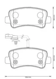 Комплект тормозных колодок, дисковый тормоз JURID купить