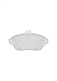 Гальмівні колодки передні Mercedes A-Class, B-Class, GLA, CLA / Infiniti Q30 JURID купить