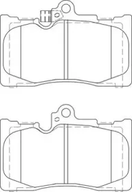 Комплект тормозных колодок, дисковый тормоз JURID купить