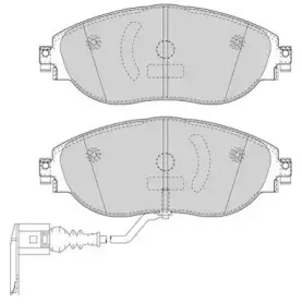 Комплект тормозных колодок, дисковый тормоз JURID купить