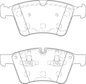 Гальмівні колодки передні Mercedes M-Class, GL, R-Class JURID купить