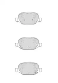 Комплект тормозных колодок, дисковый тормоз JURID купить